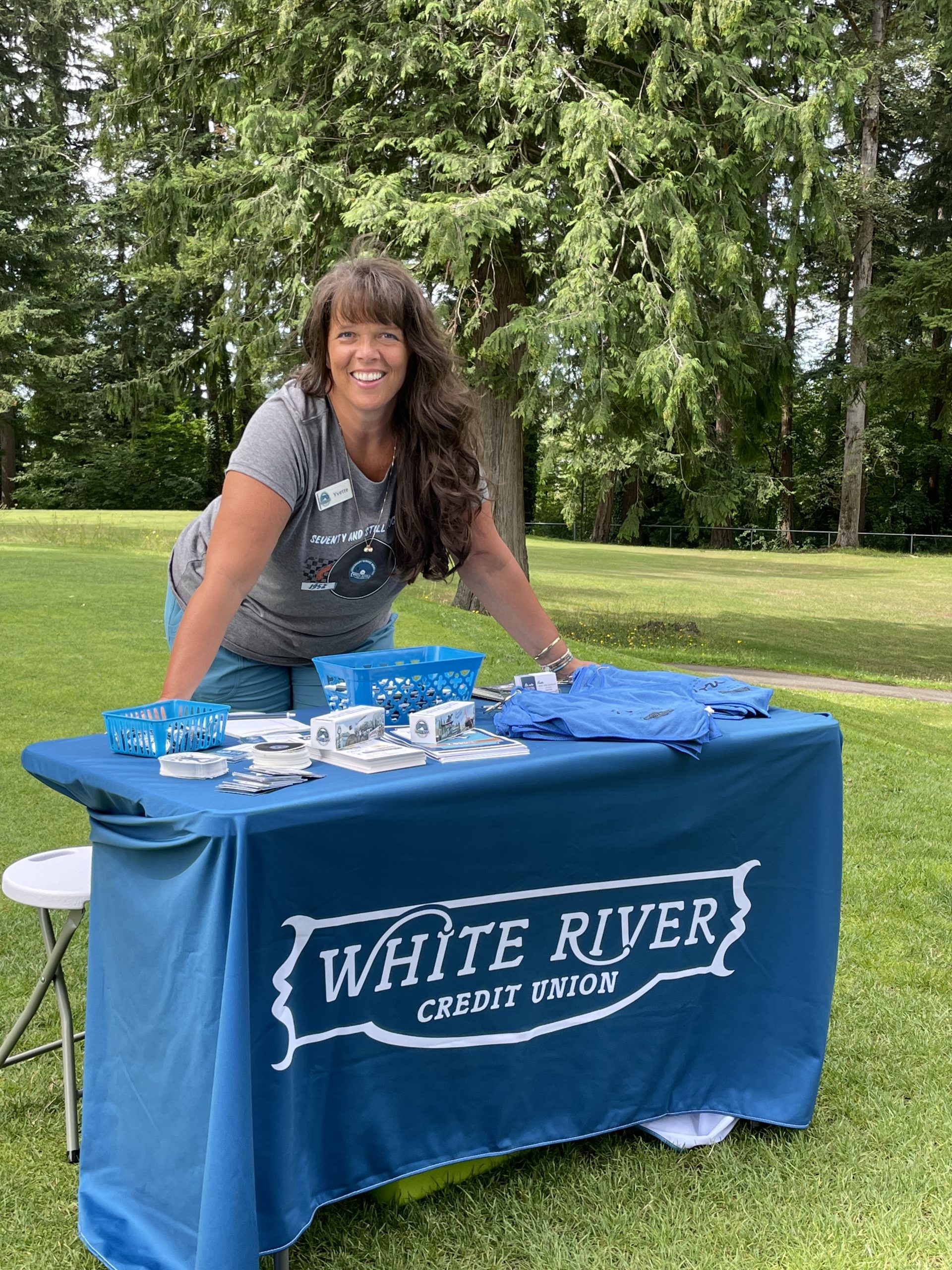 White River CU sponsored table at the Enumclaw Chamber Golf Tournament